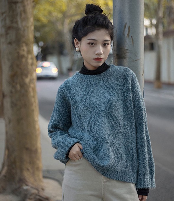 毛衣配高领打底衫好看吗 毛衣与高领打底衫叠穿搭配