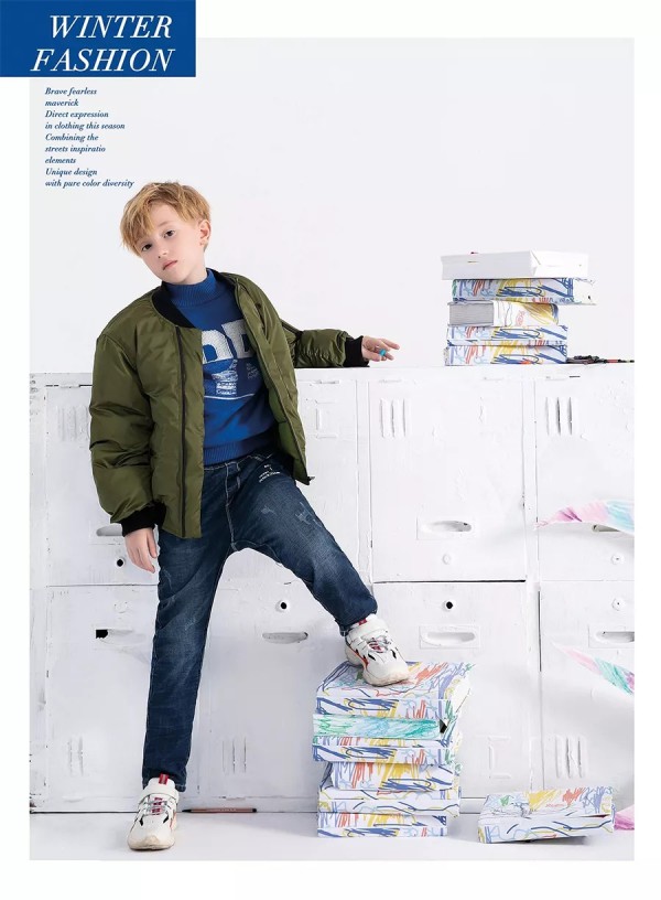 冬天孩子穿什么样的外套比较保暖 铅笔俱乐部2019冬季新款童装外套