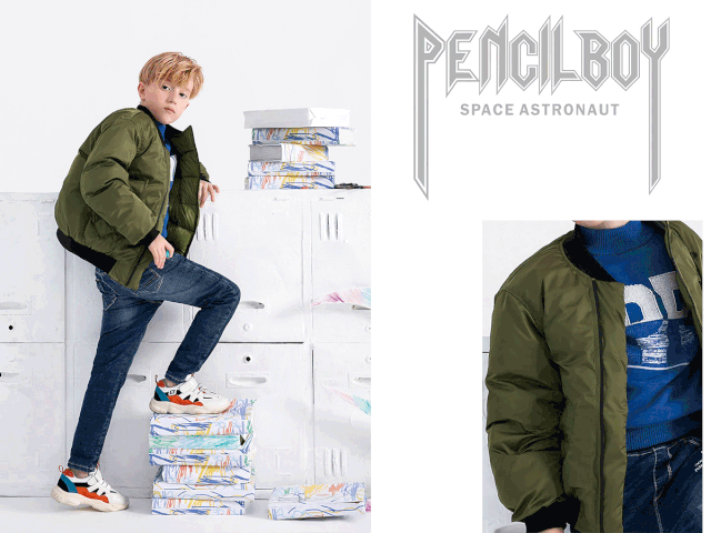 冬天孩子穿什么样的外套比较保暖 铅笔俱乐部2019冬季新款童装外套