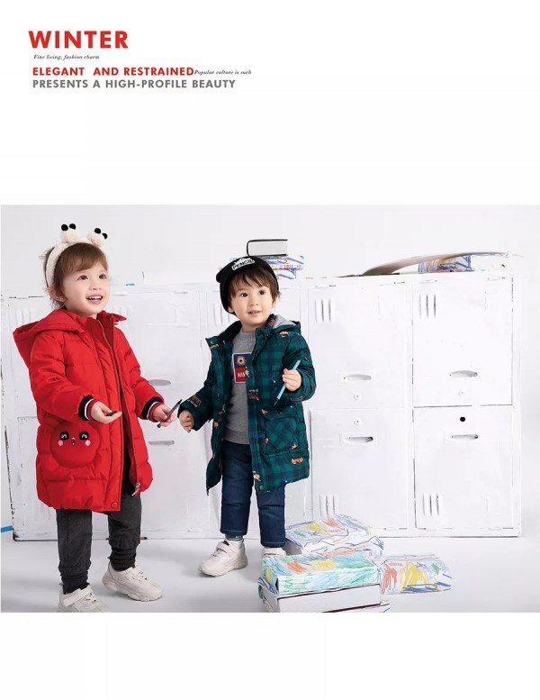 冬天孩子穿什么样的外套比较保暖 铅笔俱乐部2019冬季新款童装外套