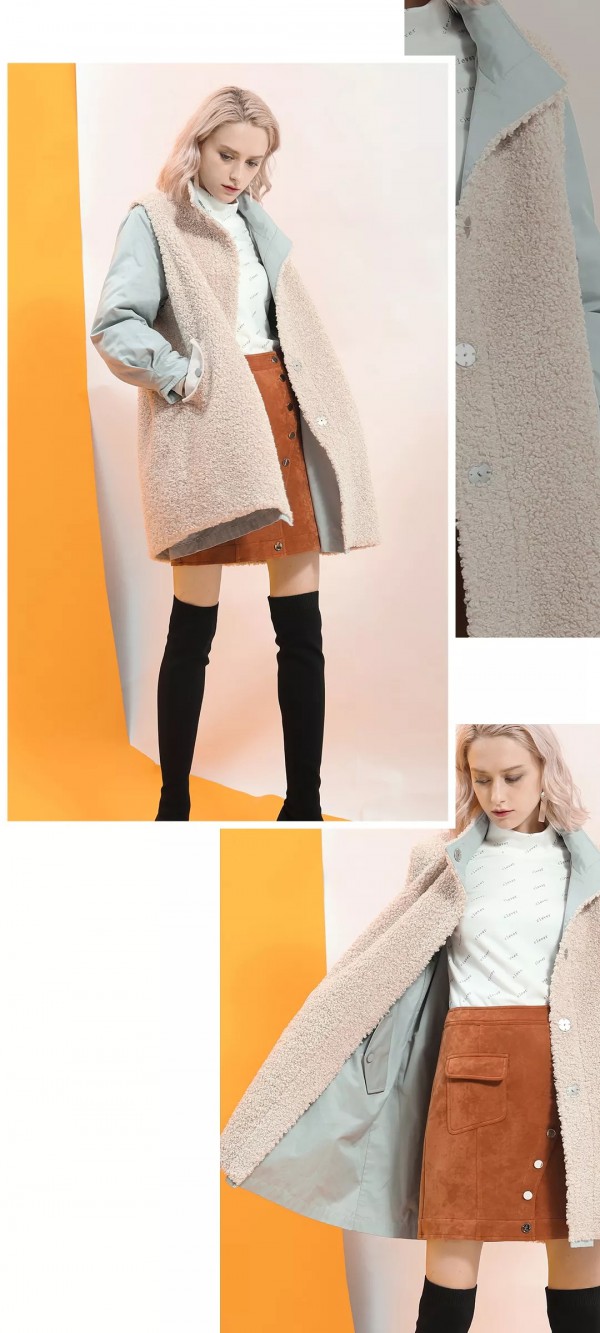 彩色羊羔毛 让你时尚又高级