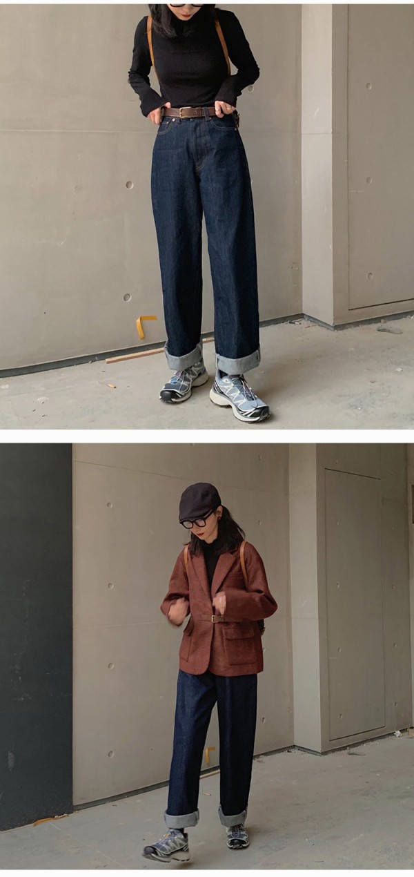 今年流行的老爹裤怎么穿好看 老爹裤配什么衣服比较时尚