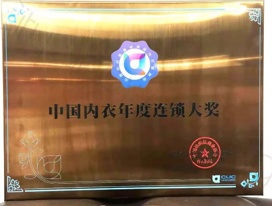 喜讯 “都市新感觉”内衣连锁品牌荣获“中国内衣年度连锁大奖”