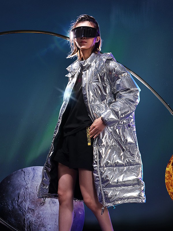 潮牌冬装棉服配什么内搭 亮皮羽绒服里面配什么颜色