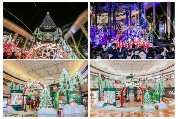 圣诞节服装商场怎么装饰 兴业太古汇开启童话般奇境