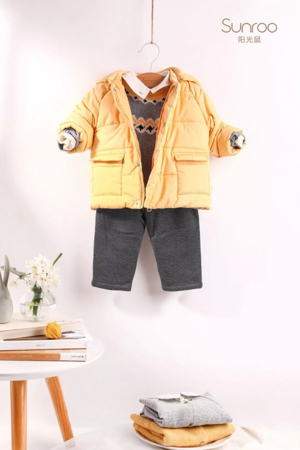 冬季童装新款上市 阳光鼠让你的宝宝时髦又保暖