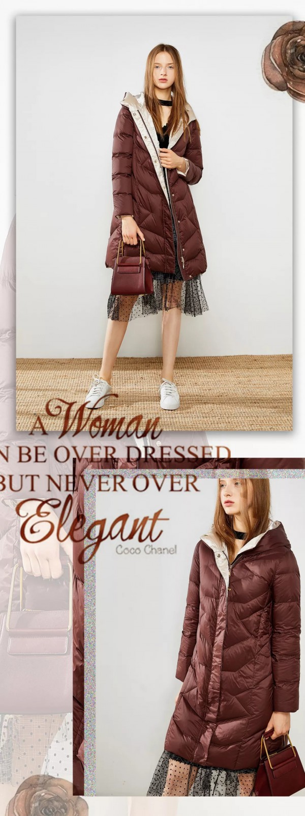 今年流行穿长款羽绒服吗  朗黛国际2019冬季新款长款羽绒服