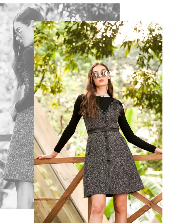 秋冬经典小香风 展现优雅率性自我