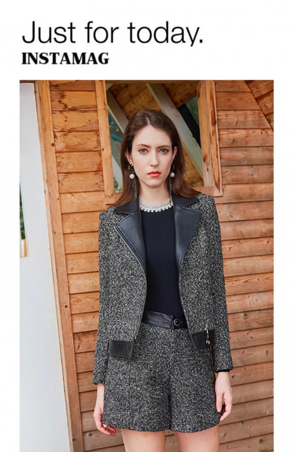 秋冬经典小香风 展现优雅率性自我