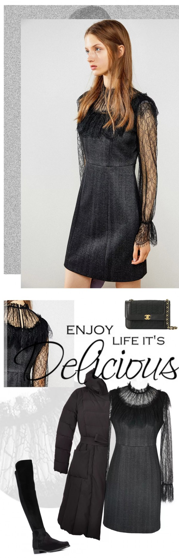 礼服叠搭 气场叠加时髦加倍