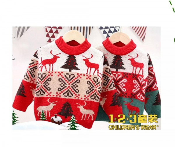 1+2=3童装圣诞主题服装上线 快给宝贝一点惊喜吧