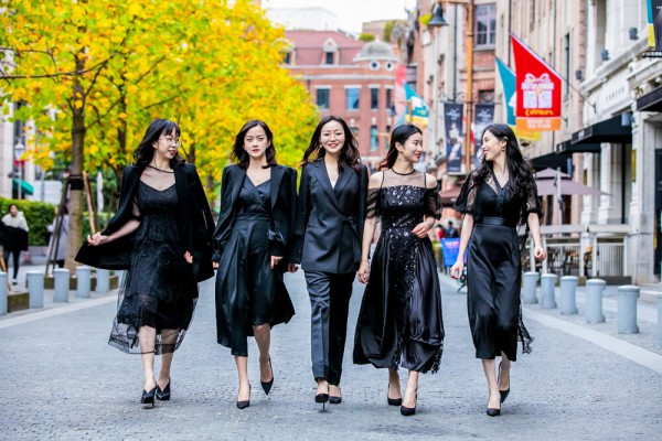 TCE服装定制展:终于玩了一把街拍定制风!