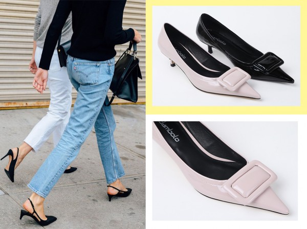 今秋份优雅穿搭 快用丹比奴猫跟鞋点缀每一天
