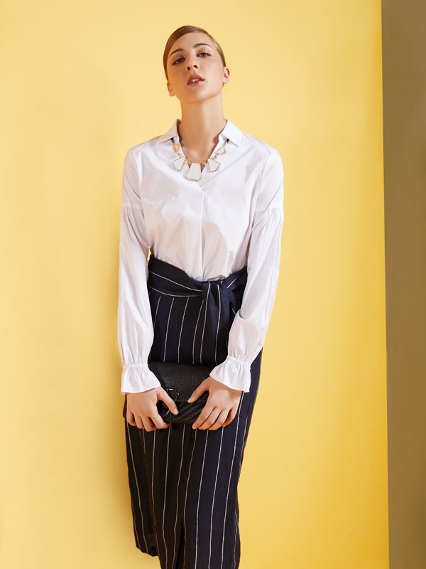 竖条纹裙子怎么搭配 彩知丽为你推荐