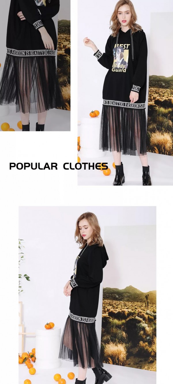 get莎斯莱思时尚女装 今年秋天卫衣裙必火