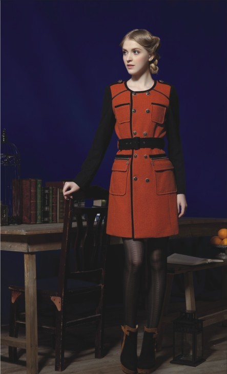 秋冬季毛呢连衣裙怎么穿 红色毛呢裙有哪些好看的款式