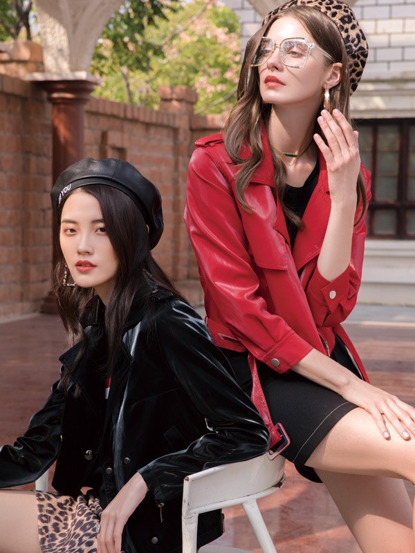 闺蜜装外套这么搭 走在路上想不吸睛都难