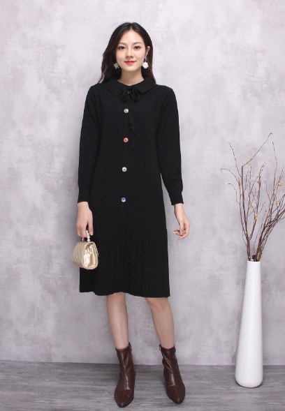 37°生活美学女装的针织连衣裙,既实穿又时尚!