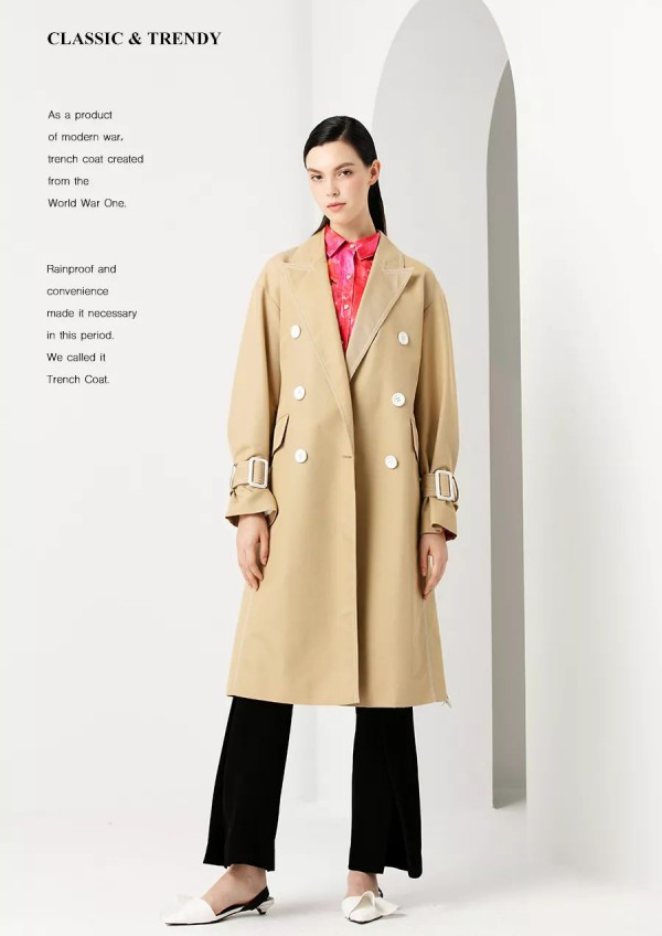 BELLOANN早春新款风衣 有风度也有温度