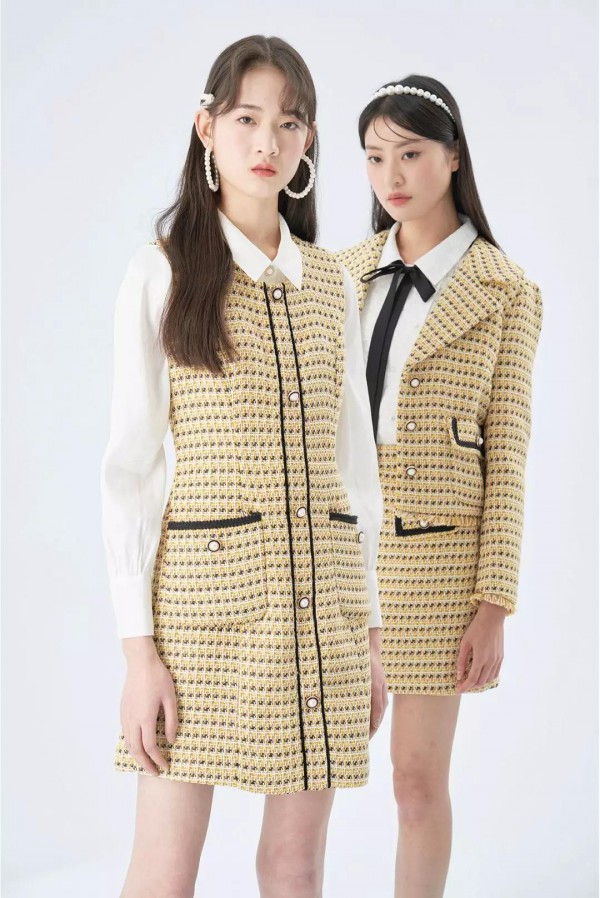 ROEM 2020SS 早春必备粗花呢套装