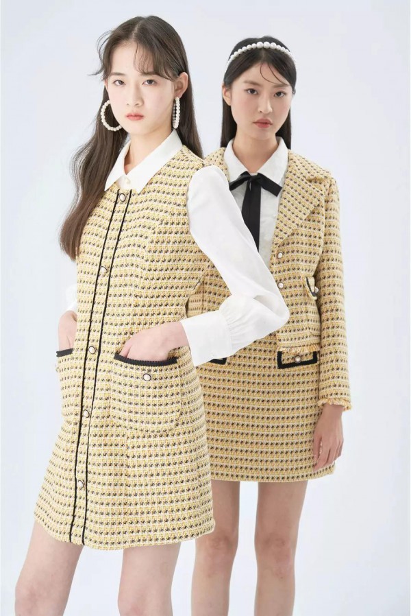 ROEM 2020SS 早春必备粗花呢套装