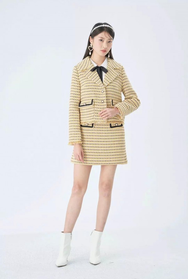 ROEM 2020SS 早春必备粗花呢套装