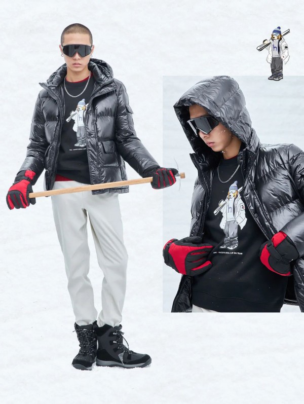 HAZZYS品牌极北之光系列“羽”你相拥