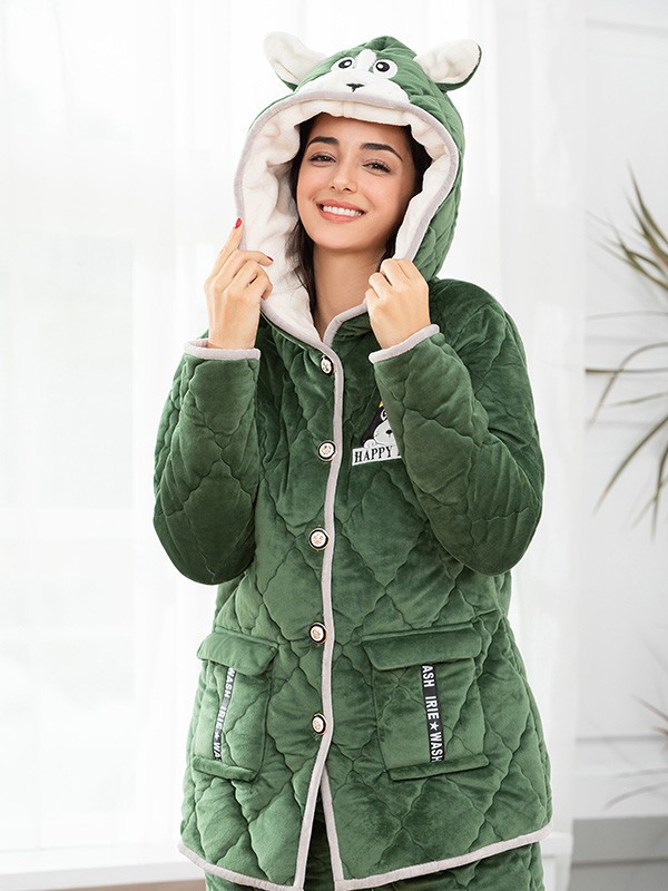 在家也要穿的舒服好看,闺秘家居服陪你温暖过冬