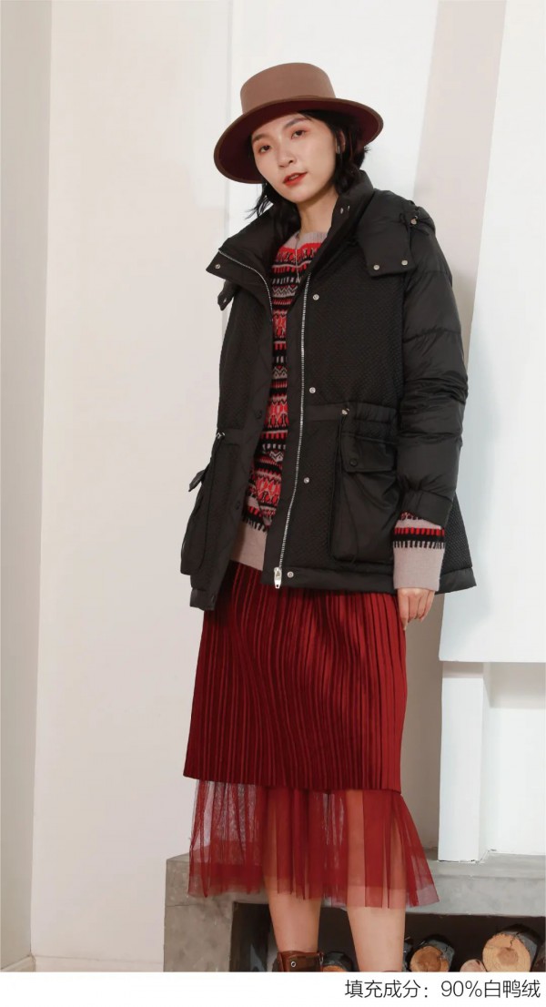 长款羽绒服可以搭半身裙吗 FANKAI梵凯相“绒”在冬季