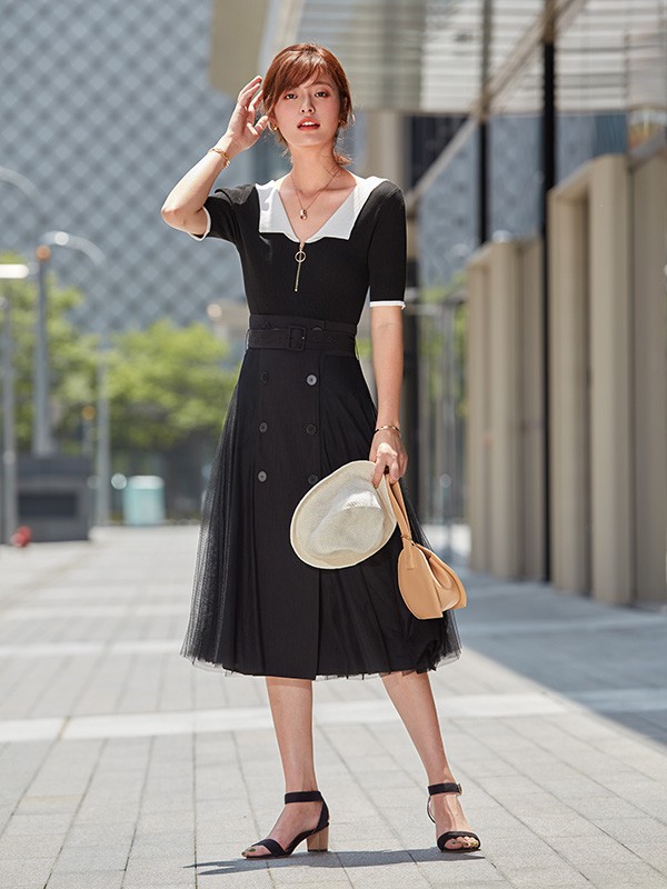 普普风:优雅气质连衣裙 这个冬天一定要穿上!