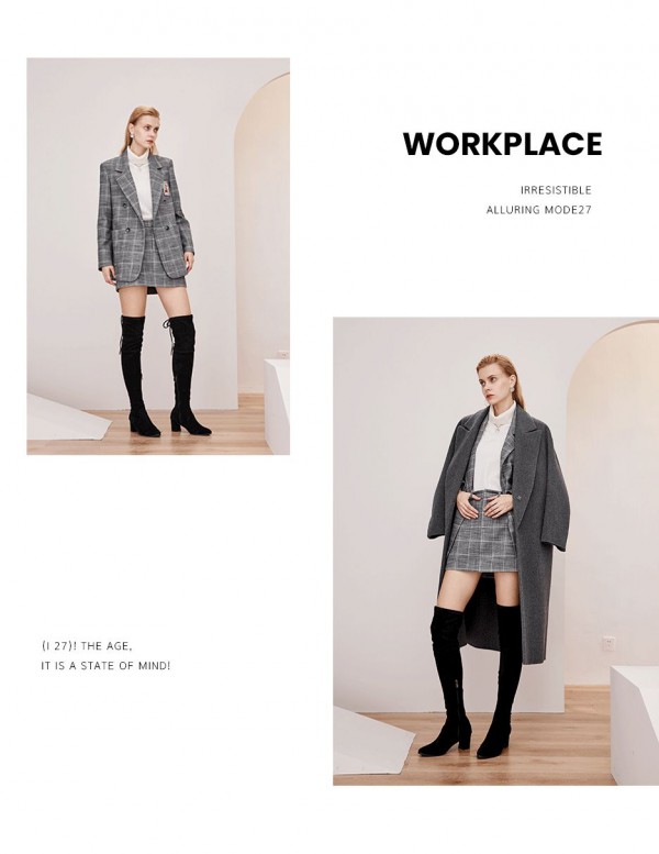 冬季格纹穿搭技巧看过来 点睛时尚单品