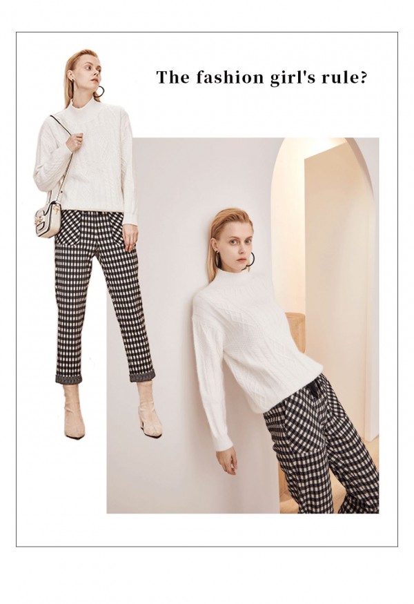 冬季格纹穿搭技巧看过来 点睛时尚单品