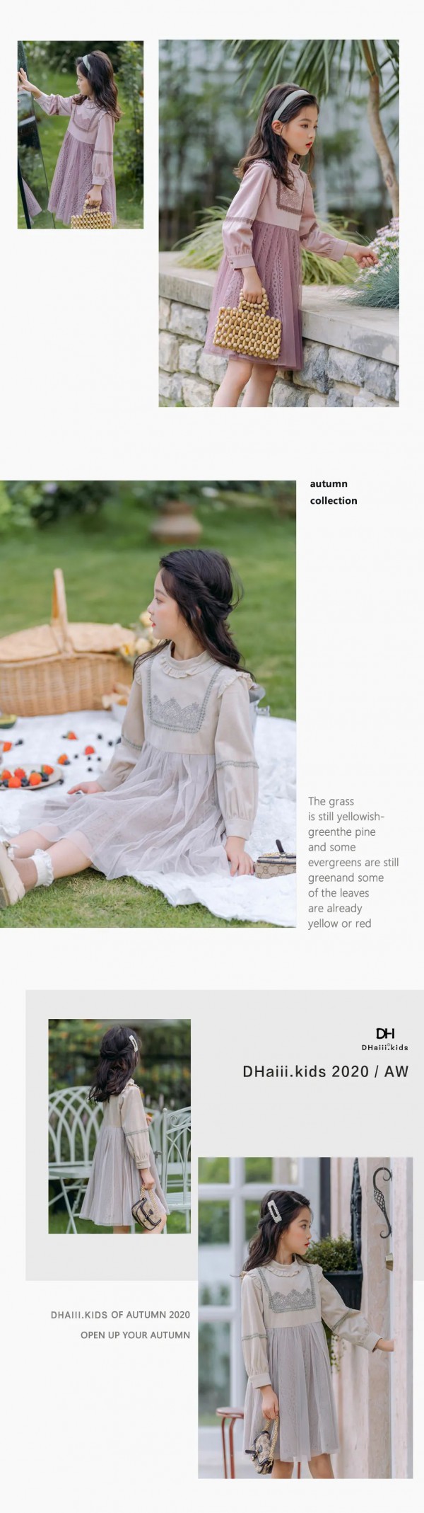 DHAiii童装连衣裙大合辑 冬日躲藏在大衣里的惊艳时光