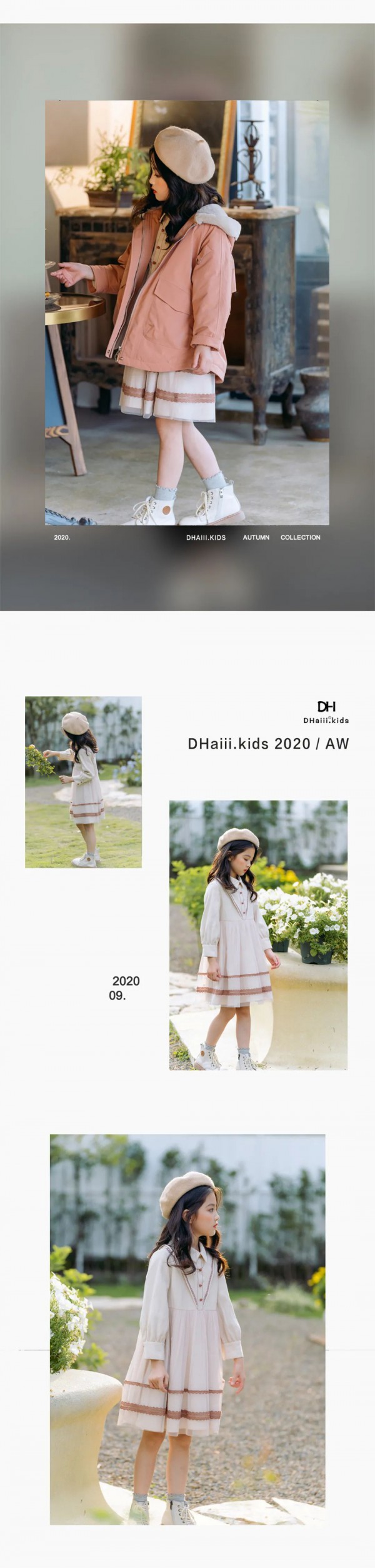 DHAiii童装连衣裙大合辑 冬日躲藏在大衣里的惊艳时光