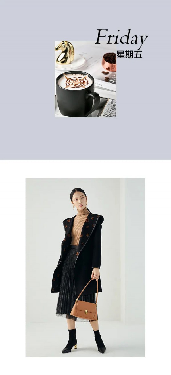 乔万尼时尚女装一周七天不同穿搭推荐