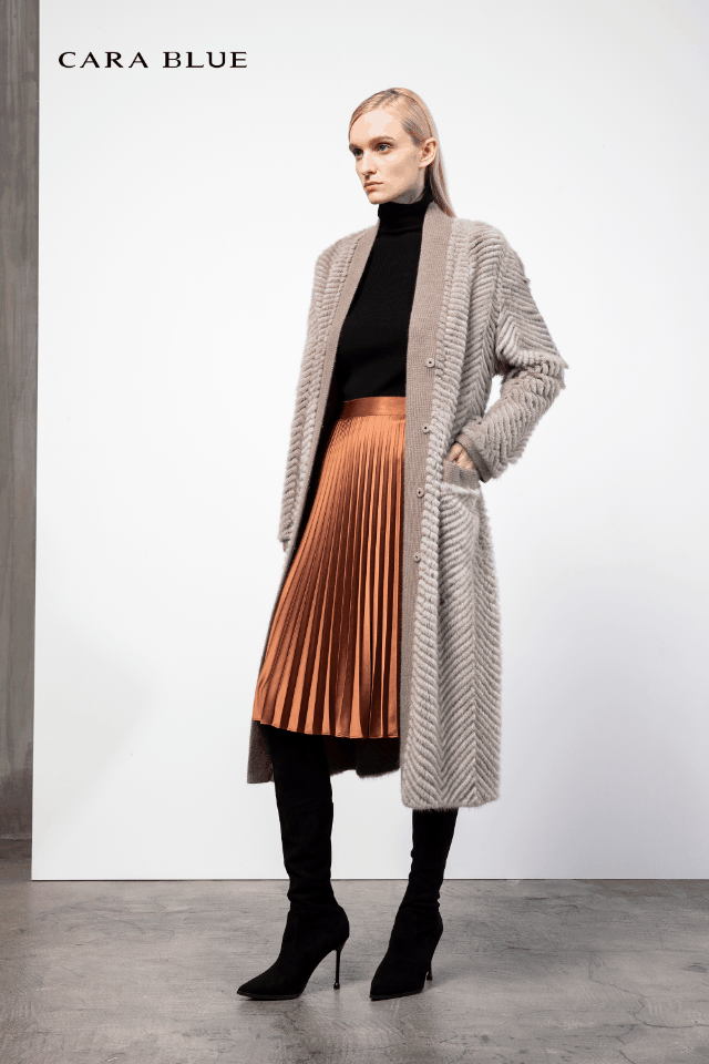 羊绒羊毛外套很暖吗 CARABLUE女装新款上市