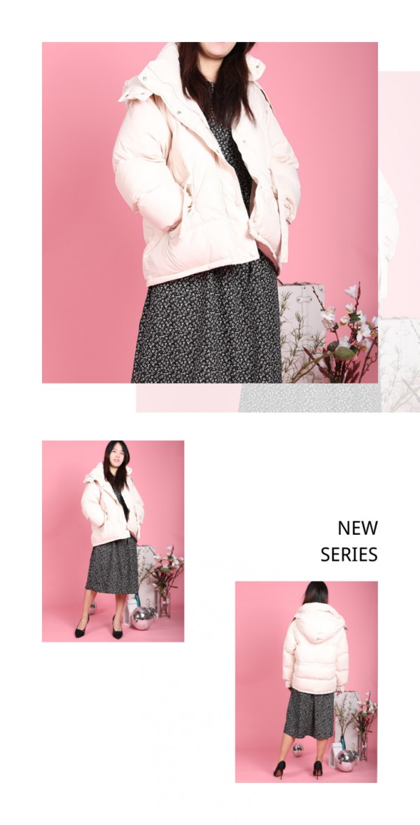 丹比奴羽绒穿搭术 温暖时髦两不误