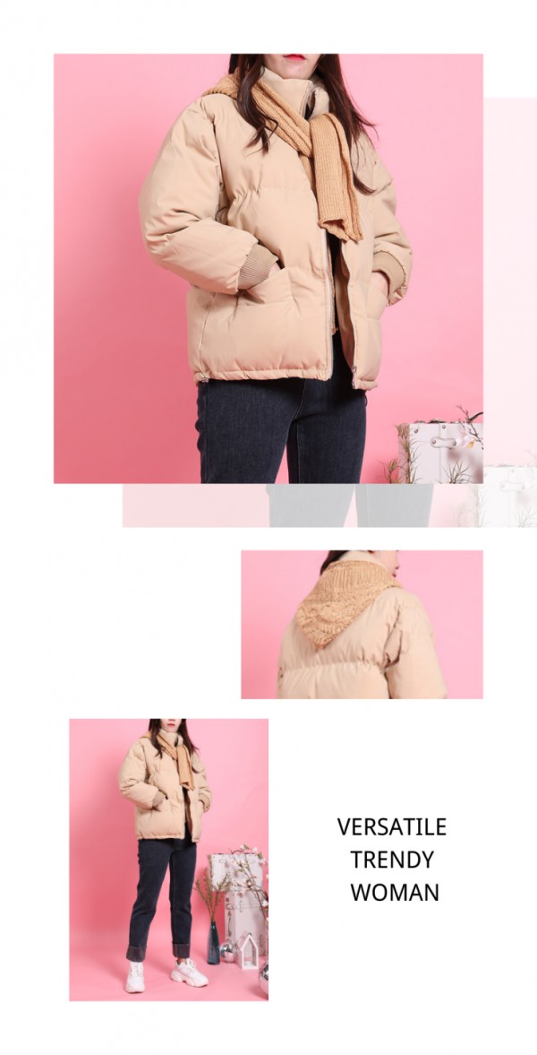 丹比奴羽绒穿搭术 温暖时髦两不误