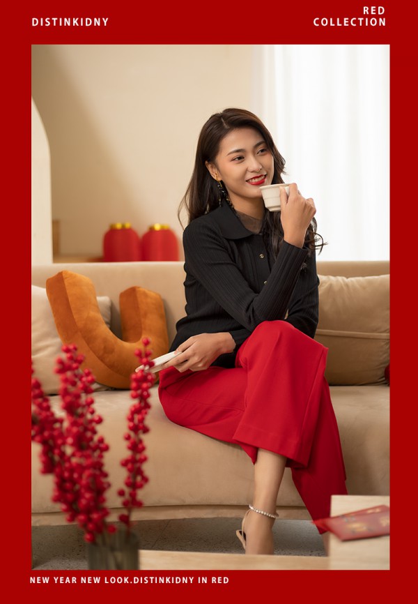 迪凯艺术女装 用红装开启「双旦」跨年趴