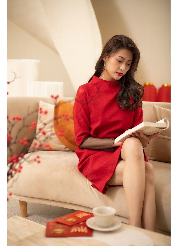 迪凯艺术女装 用红装开启「双旦」跨年趴