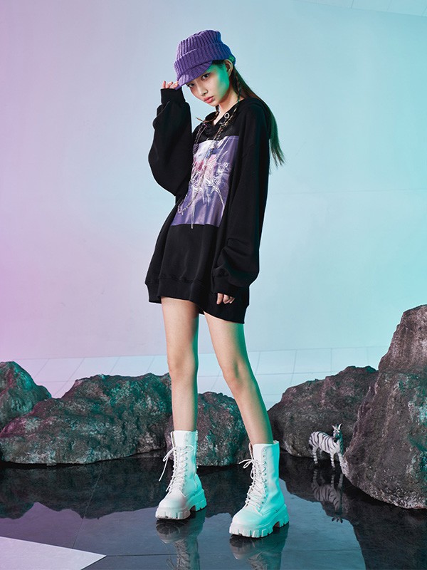 潮酷穿搭 女生也可以很酷系列