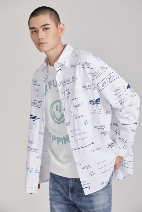 KM男装2021新品 休闲涂鸦系列单品