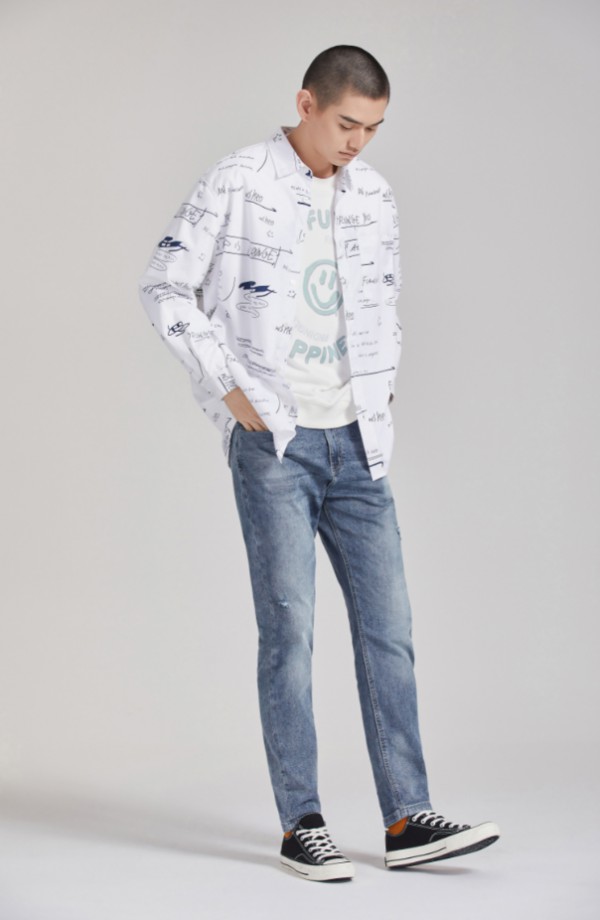 KM男装2021新品 休闲涂鸦系列单品
