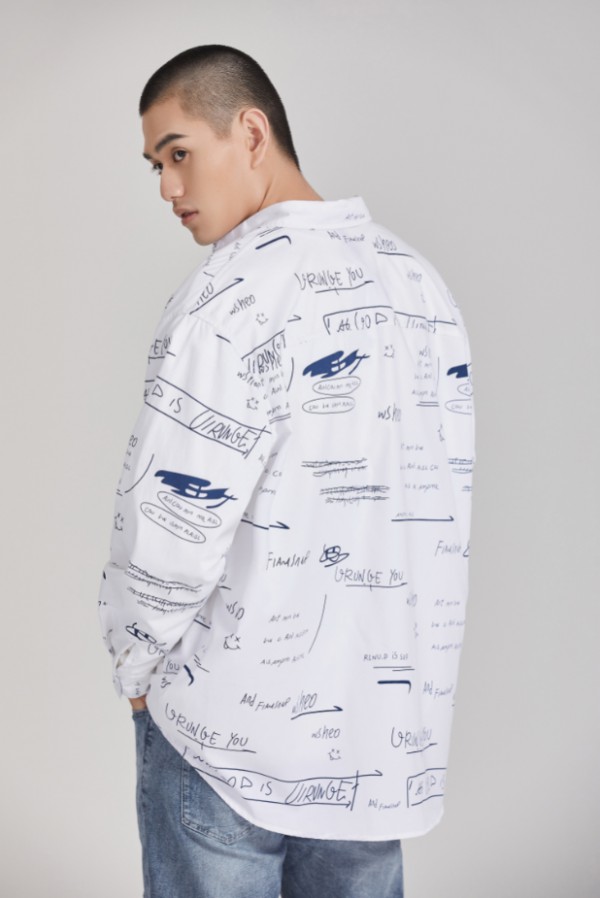 KM男装2021新品 休闲涂鸦系列单品