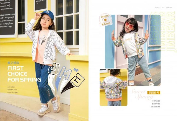 JMBEAR杰米熊2021春季新品 活力出镜