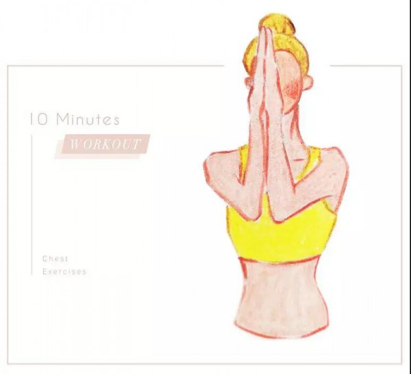 胸部是否有下垂迹象?这几个动作练起来