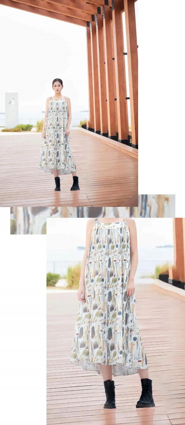 春天外出游玩怎么穿 氏伽女装扎染印花复古迷人