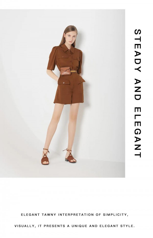 茶色衣服怎么搭配好看 恩曼琳轻织茶色系列上新