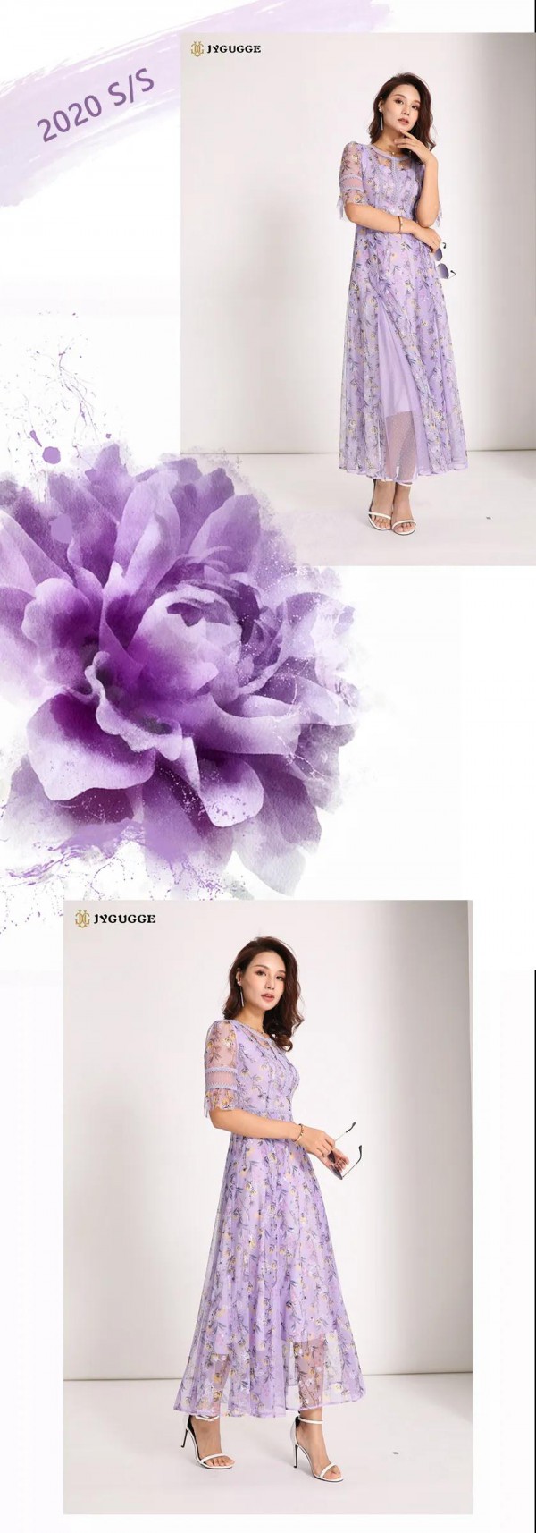 JYGUGGE 古歌新款紫色系 优雅又特立独行