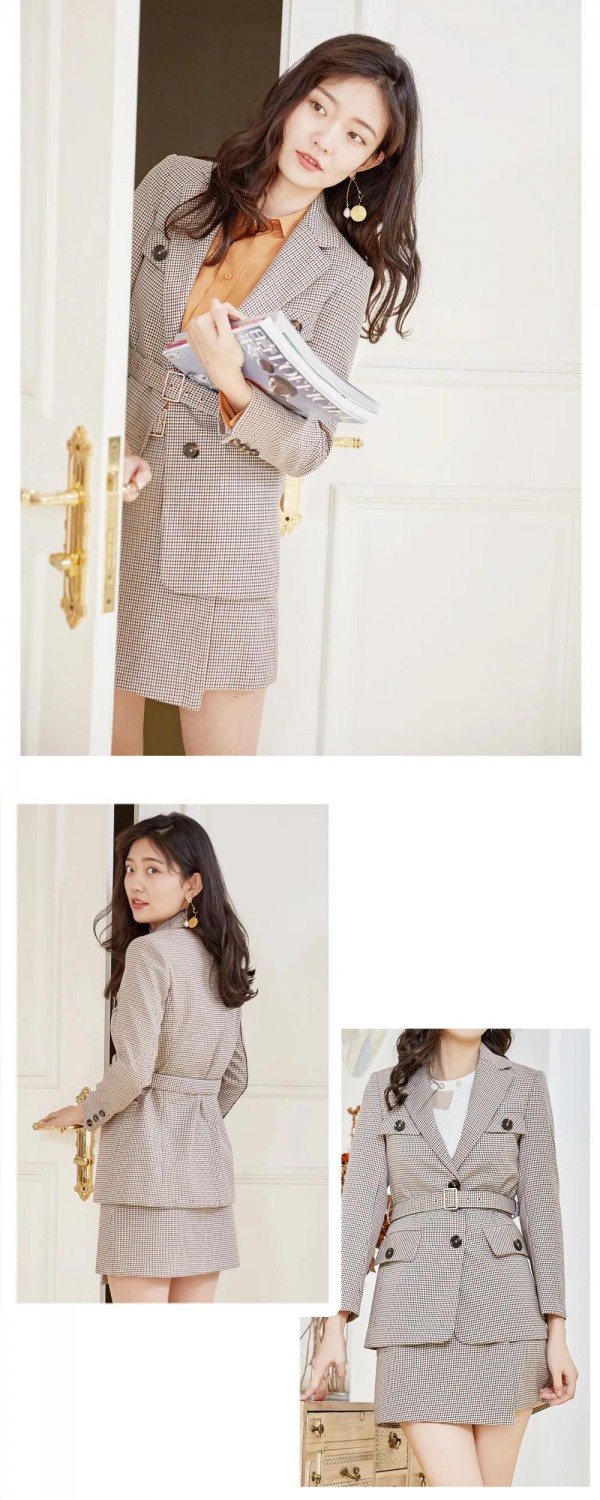 秋水伊人换上西装 职场丽人正式上线